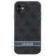 Original Case IPHONE 11 / XR Guess Hardcase 4G Stripe (GUHCN61P4SNK) grey 3666339170103