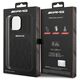 Case IPHONE 14 PRO MAX Mercedes AMG Hardcase Leather Curved Lines MagSafe black 3666339071974