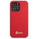 Original Case IPHONE 13 PRO MAX Guess Hard Case Silicone Vintage Gold Logo red 3666339033941