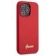 Original Case IPHONE 13 PRO MAX Guess Hard Case Silicone Vintage Gold Logo red 3666339033941