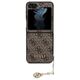 Original Case SAMSUNG GALAXY Z FLIP 5 Guess Hardcase 4G Charms Collection (GUHCZF5GF4GBR) brown 3666339171957
