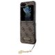 Original Case SAMSUNG GALAXY Z FLIP 5 Guess Hardcase 4G Charms Collection (GUHCZF5GF4GBR) brown 3666339171957