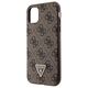 Original Case IPHONE 11 / XR Guess Hardcase Crossbody 4G Metal Logo (GUHCN61P4TDSCPW) brown 3666339146849