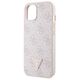 Original Case IPHONE 14 PRO MAX Guess Hardcase Crossbody 4G Metal Logo (GUHCP14XP4TDSCPP) pink 3666339147211