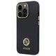 Original Case IPHONE 13 PRO Guess Hardcase Silicone Logo Strass 4G (Guhcp13lm4dgpk) black 3666339148423
