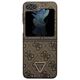 Original Case SAMSUNG GALAXY Z FLIP 5 Guess Hardcase Leather 4G Triangle Strass (GUHCZF5P4TDPW) brown 3666339173913