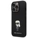 Original Case IPHONE 14 PRO Karl Lagerfeld Silicone Ikonik Metal Pin (KLHCP14LSMHKNPK) black 3666339165970