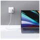 Wall Charger USAMS 2xUSB-C+1xUSB 65W (only head) GaN PD3.0 +QC3.0 Fast Charging gradient purple Sandru Series CC180TC03 (US-CC180) 6958444905181