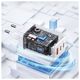 Wall Charger USAMS 2xUSB-C+1xUSB 65W (only head) GaN PD3.0 +QC3.0 Fast Charging gradient blue Sandru Series CC180TC04 (US-CC180) 6958444905198