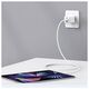 Wall Charger USAMS 2xUSB-C+1xUSB 65W (only head) GaN PD3.0 +QC3.0 Fast Charging gradient blue Sandru Series CC180TC04 (US-CC180) 6958444905198