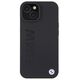 Original Case APPLE IPHONE 15 PLUS BMW Hardcase Leather Hot Stamp MagSafe (BMHMP15MSLLBK) black 3666339145354