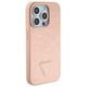Original Case APPLE IPHONE 15 PRO Guess Hardcase Croco Triangle Metal Logo (GUHCP15LPCRTHCP) pink 3666339152284