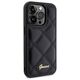 Original Case APPLE IPHONE 15 PRO Guess Hardcase Quilted Metal Logo (GUHCP15LPSQSQSK) black 3666339149628
