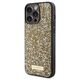 Original Case APPLE IPHONE 15 PRO MAX Guess Hardcase Rhinestone Metal Logo (GUHCP15XPFGSBSD) yellow 3666339153557