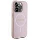 Original Case APPLE IPHONE 15 PRO Guess Hardcase Saffiano MagSafe (GUHMP15LPSAHMCP) pink 3666339156206