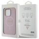 Original Case APPLE IPHONE 15 PRO Guess Hardcase Saffiano MagSafe (GUHMP15LPSAHMCP) pink 3666339156206