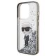 Original Case APPLE IPHONE 15 PRO Karl Lagerfeld Hardcase Liquid Glitter Ikonik (KLHCP15LLKKNSK) transparent 3666339164096