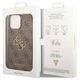 Original Case APPLE IPHONE 15 PRO Guess Hardcase 4G Big Metal Logo (GUHCP15L4GMGBR) brown 3666339171520