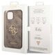 Original Case APPLE IPHONE 15 Guess Hardcase 4G Big Metal Logo (GUHCP15S4GMGBR) brown 3666339171506