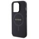 Original Case APPLE IPHONE 15 PRO Guess Hardcase Saffiano MagSafe (GUHMP15LPSAHMCK) black 3666339155780