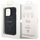 Original Case APPLE IPHONE 15 PRO Guess Hardcase Saffiano MagSafe (GUHMP15LPSAHMCK) black 3666339155780