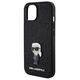 Original Case APPLE IPHONE 15 Karl Lagerfeld Hardcase Fixed Glitter Ikonik Logo Metal Pin (KLHCP15SGKNPSK) black 3666339165390
