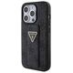 Original Case APPLE IPHONE 15 PRO Guess Hardcase Grip Stand 4G Triangle Strass (GUHCP15LPGS4TDK) black 3666339197315