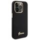 Original Case APPLE IPHONE 15 PRO Guess Hardcase Silicone Script Metal Logo & Frame (GUHCP15LSMBSLK) black 3666339149345