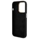 Original Case APPLE IPHONE 15 PRO Guess Hardcase Silicone Script Metal Logo & Frame (GUHCP15LSMBSLK) black 3666339149345