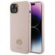 Original Case APPLE IPHONE 15 Guess Hardcase Silicone Logo Strass 4G (GUHCP15SM4DGPP) light pink 3666339148904