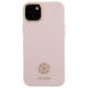 Original Case APPLE IPHONE 15 Guess Hardcase Silicone Logo Strass 4G (GUHCP15SM4DGPP) light pink 3666339148904