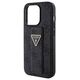 Original Case APPLE IPHONE 15 PRO MAX Guess Hardcase Grip Stand 4G Triangle Strass (GUHCP15XPGS4TDK) black 3666339197322