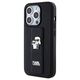 Original Case APPLE IPHONE 15 PRO MAX Karl Lagerfeld Hardcase Gripstand Saffiano Karl&Choupette Pins (KLHCP15XGSAKCPK) black 3666339206901