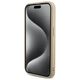 Original Case APPLE IPHONE 15 PRO Guess Hardcase Saffiano Iridescent Script (GUHCP15LPSAIRSD) gold 3666339225087