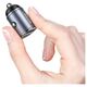 Car Charger 30W PD USB-C + USB Fas Charge With Built-In Ring USAMS C38 CC206CC01 (US-CC206) purple 6958444907949