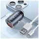 Car Charger 30W PD USB-C + USB Fas Charge With Built-In Ring USAMS C38 CC206CC01 (US-CC206) purple 6958444907949