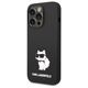 Case IPHONE 14 PRO MAX Karl Lagerfeld Hardcase Silicone Choupette (KLHCP14XSNCHBCK) black 3666339086756