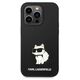 Case IPHONE 14 PRO MAX Karl Lagerfeld Hardcase Silicone Choupette (KLHCP14XSNCHBCK) black 3666339086756