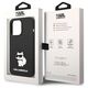 Case IPHONE 14 PRO MAX Karl Lagerfeld Hardcase Silicone Choupette (KLHCP14XSNCHBCK) black 3666339086756