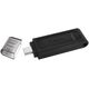 Kingston pendrive 64GB USB-C DT70 black 740617305302