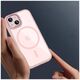 Case APPLE IPHONE 15 Tech-Protect Magmat MagSafe transparentne pink 5906302307999