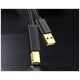 UGREEN US135 USB 2.0 A-B printer cable, gold plated, 3m (black) 6957303813513