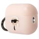 Case APPLE AIRPODS PRO 2 Karl Lagerfeld Silicone Karl Head 3D light pink 3666339099251