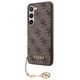 Guess case for Samsung Galaxy A55 GUHCSA55GF4GBR brown HC PU 4G with charm 3666339259655