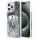 DKNY case for iPhone 15 Pro Max 6,7&quot; DKHCP15XLBNAEK black HC liquid glitters w arch logo 3666339270780