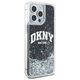 DKNY case for iPhone 15 Pro Max 6,7&quot; DKHCP15XLBNAEK black HC liquid glitters w arch logo 3666339270780