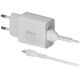 Devia wall charger Smart 2x USB 2,4A white + Lightning cable 6938595361395