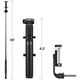 SPIGEN S540W WIRELESS SELFIE STICK TRIPOD BLACK 8809606426885