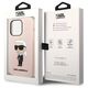 Original Case IPHONE 14 PRO Karl Lagerfeld Hardcase Silicone NFT Ikonik Magsafe (KLHMP14LSNIKBCP) pink 3666339087661