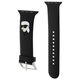 Strap for APPLE WATCH 4 / 5 / 6 / 7 / 8 / SE / ULTRA (42 / 44 / 45 / 49 MM) Karl Lagerfeld Strap 3D Rubber Karl Head (KLAWLSLKNK) black 3666339127381